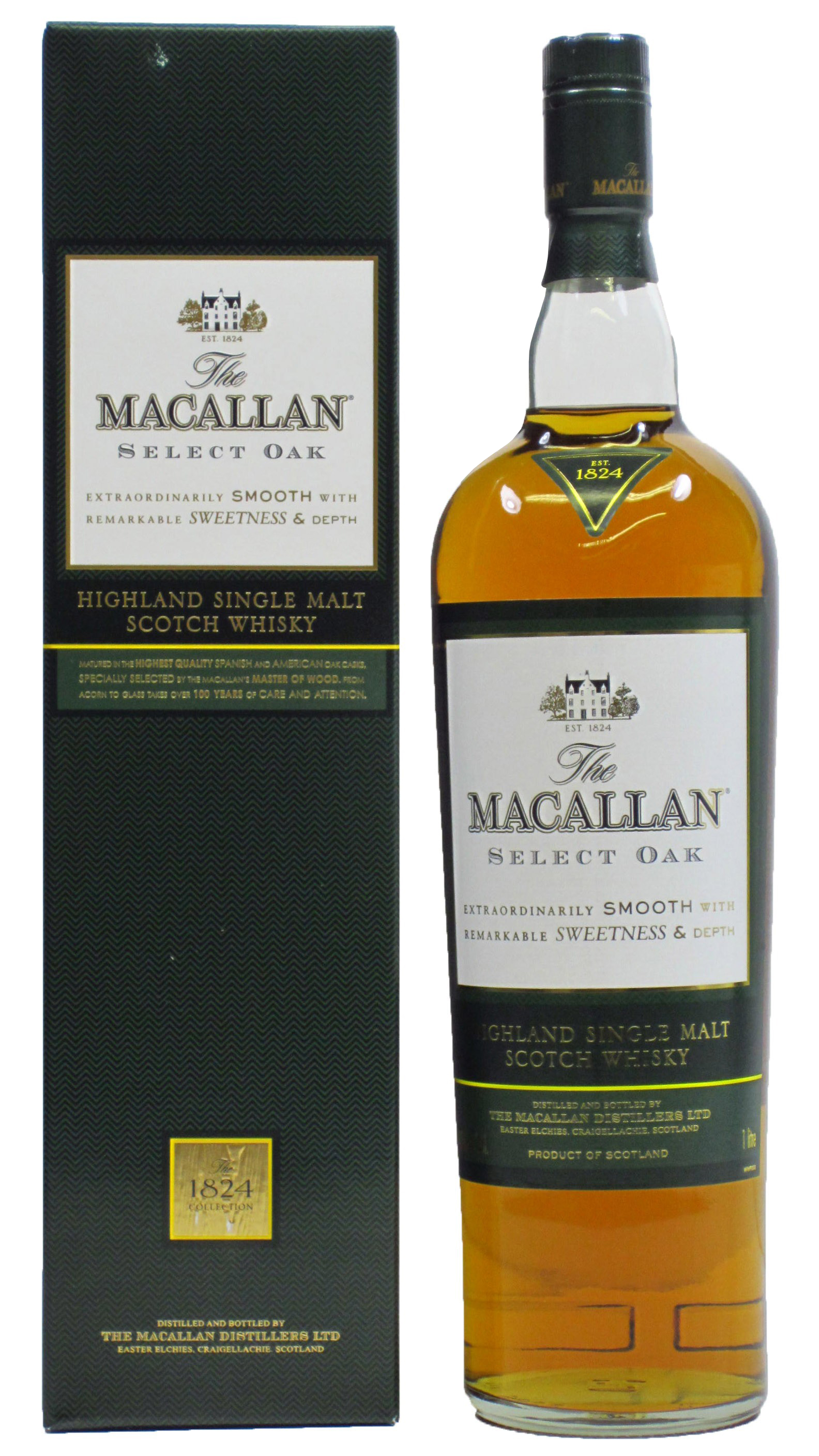 麥卡倫1824 橡木精選款_綠標   Macallan 1824 Select Oak