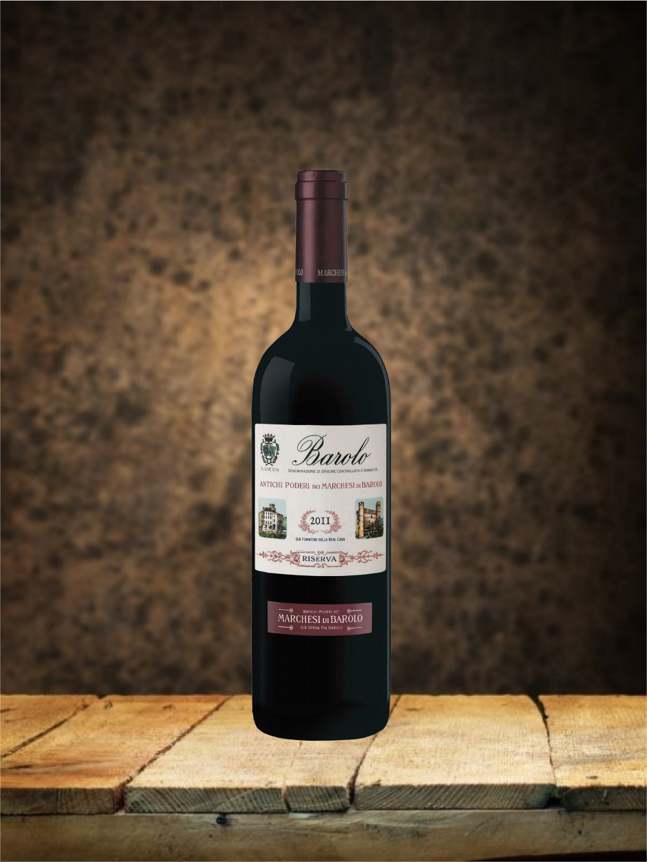 2011 義大利 瑪凱西酒莊 典藏 巴羅洛紅酒 2011 Marchesi di Barolo BAROLO DOCG RISERVA Della Casa