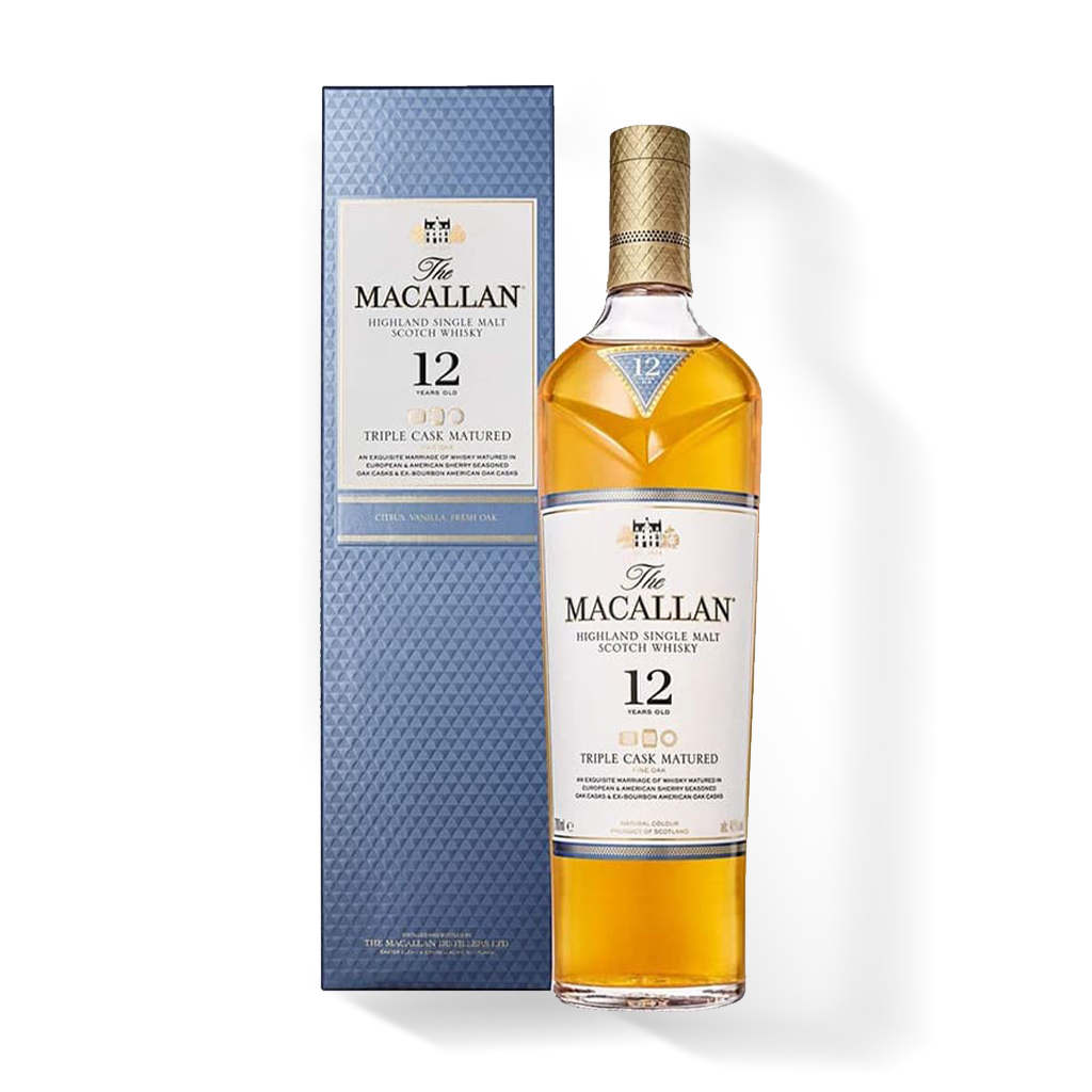 Macallan 12 Year Old Triple Cask 麥卡倫12年 黃金三桶單一純麥威士忌700ml