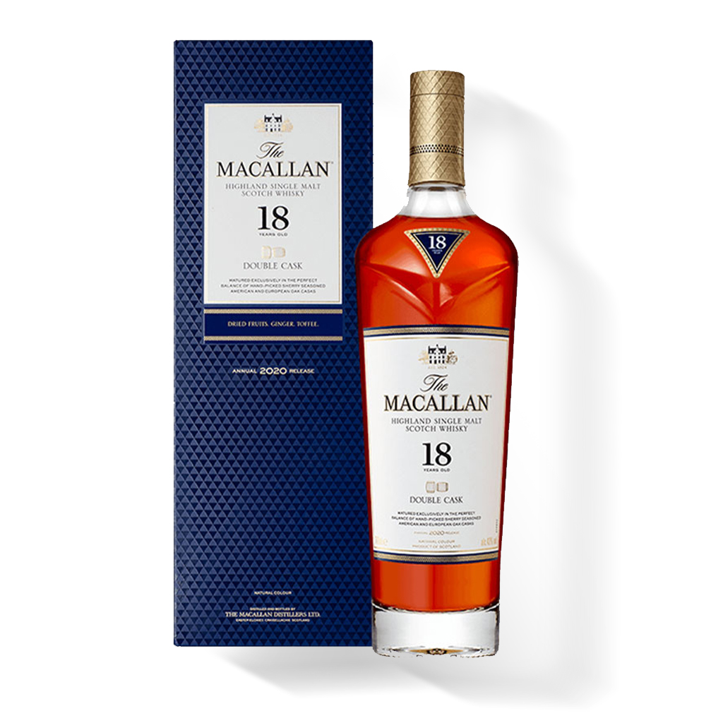 The Macallan 18 Year Old Double Cask 麥卡倫18年 雪莉雙桶2021單一純麥威士忌700ml