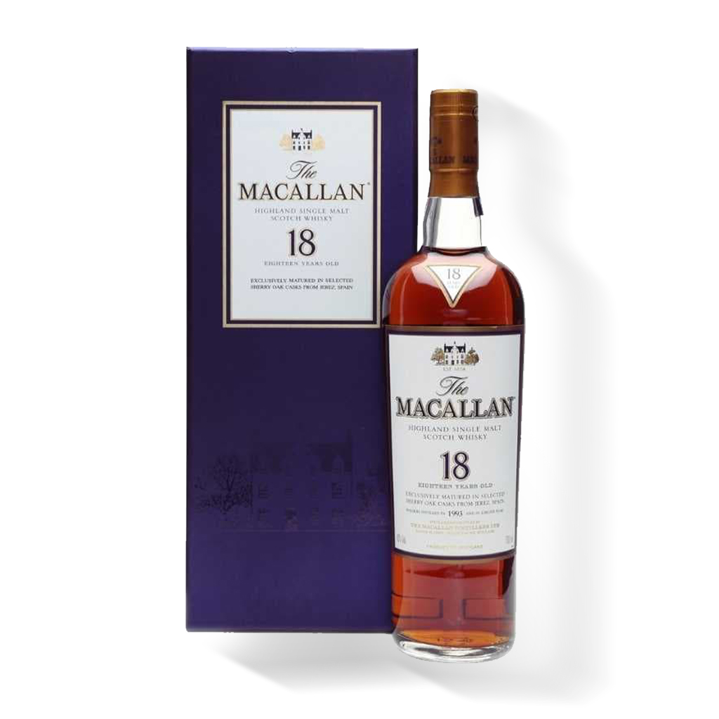 MACALLAN 18Y(1992) 麥卡倫18年 雪莉桶 1992年(舊版) 700ml