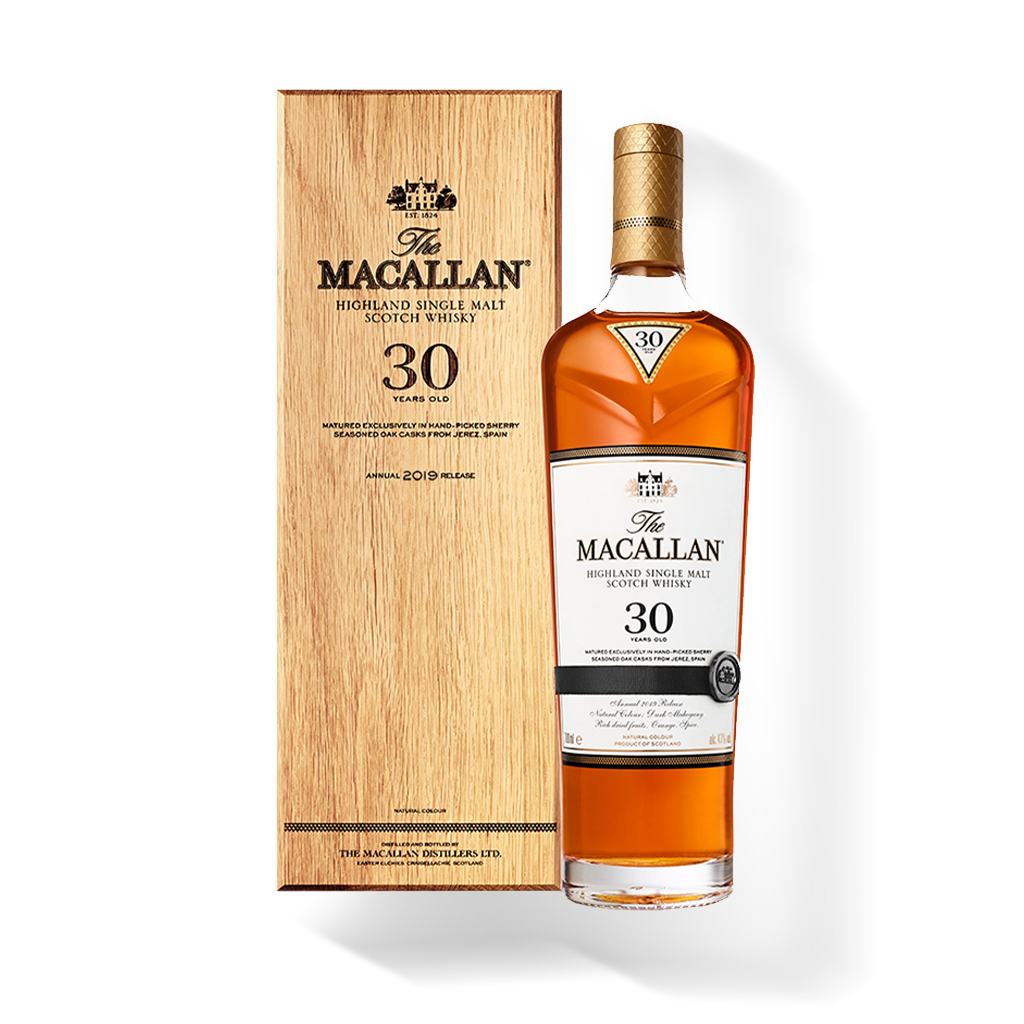 Macallan 30 Year Old Sherry Oak 麥卡倫30年 2021新版木盒雪莉桶單一純麥威士忌700ml