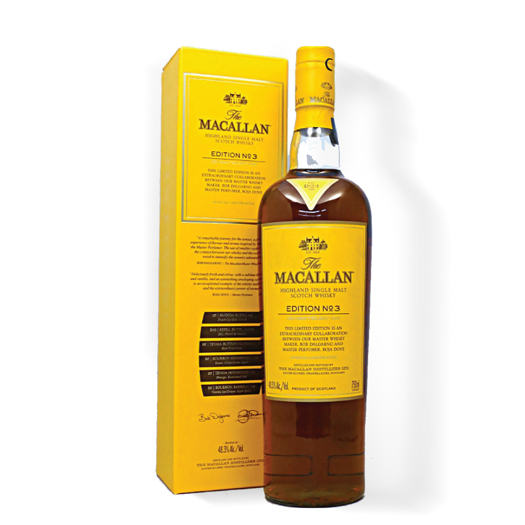 The Macallan Edition No.3 麥卡倫Edition-No.3單一純麥威士忌700ml