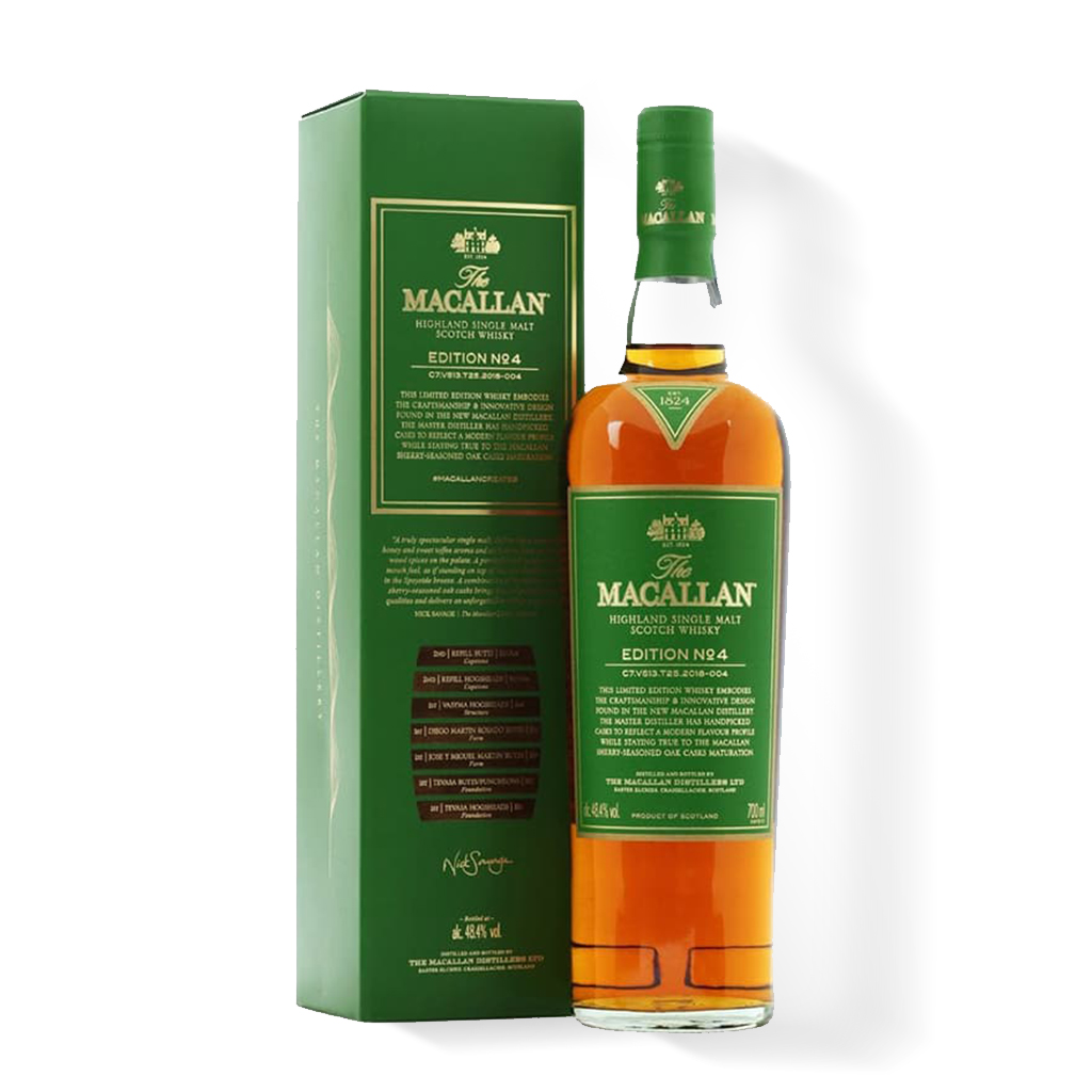 The Macallan Edition No.4 麥卡倫Edition-No.4單一純麥威士忌700ml