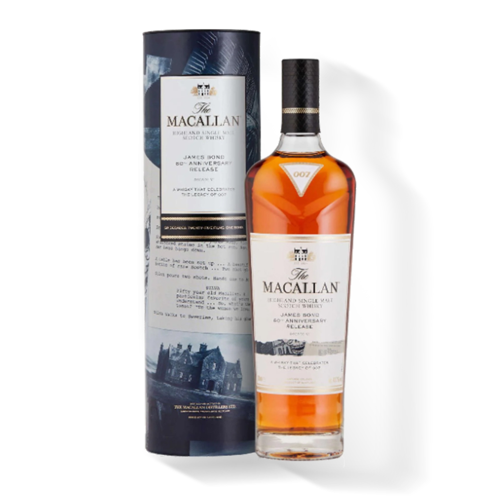 MACALLAN JAMES BOND 60TH ANNIVERSARY RELEASE 麥卡倫 詹姆士龐德60週年限量版套組