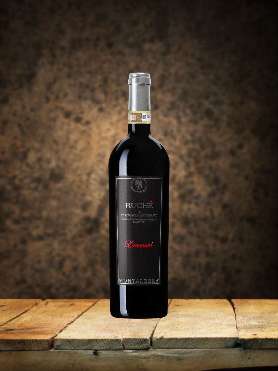2019 義大利 蒙特貝拉酒莊 拉申托 汝給紅酒 2019 Montalbera Laccento Ruché di Castagnole Monferrato DOCG