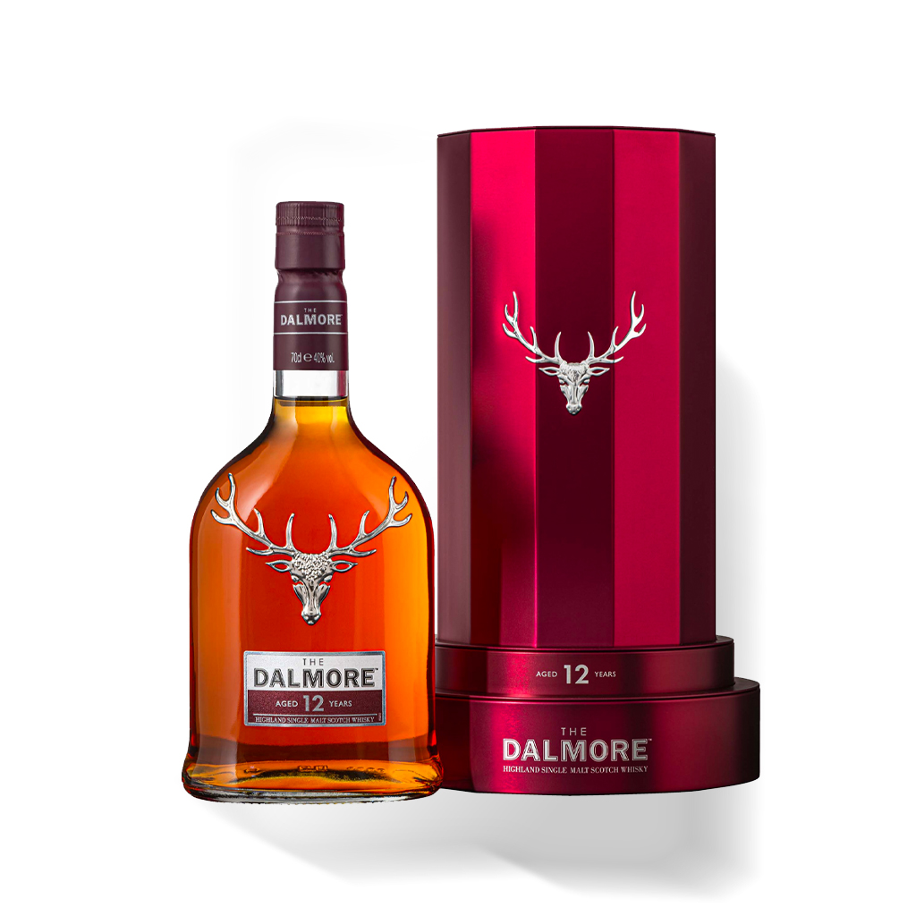 Dalmore 12 Year Old Pedestal Gift Tin 大摩12年單一純麥威士忌 (大摩12年鐵盒限定版)700ml