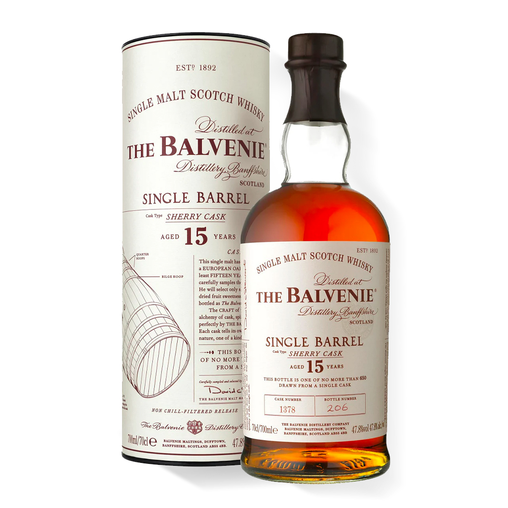 百富15年Single Barrel雪莉桶威士忌 Balvenie 15 Year Old Single Barrel Sherry Cask Whisky