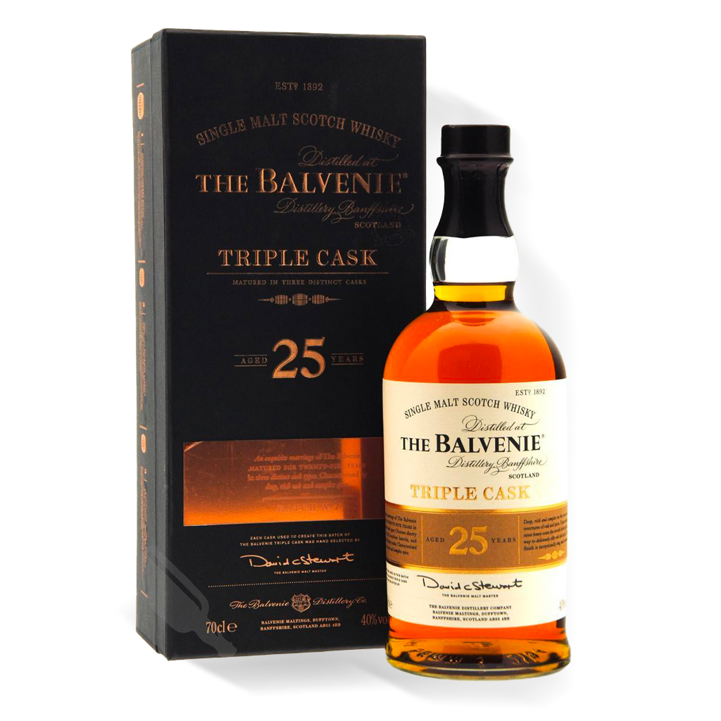 百富25年三桶單一純麥威士忌700ml Balvenie 25 Year Old Triple Cask