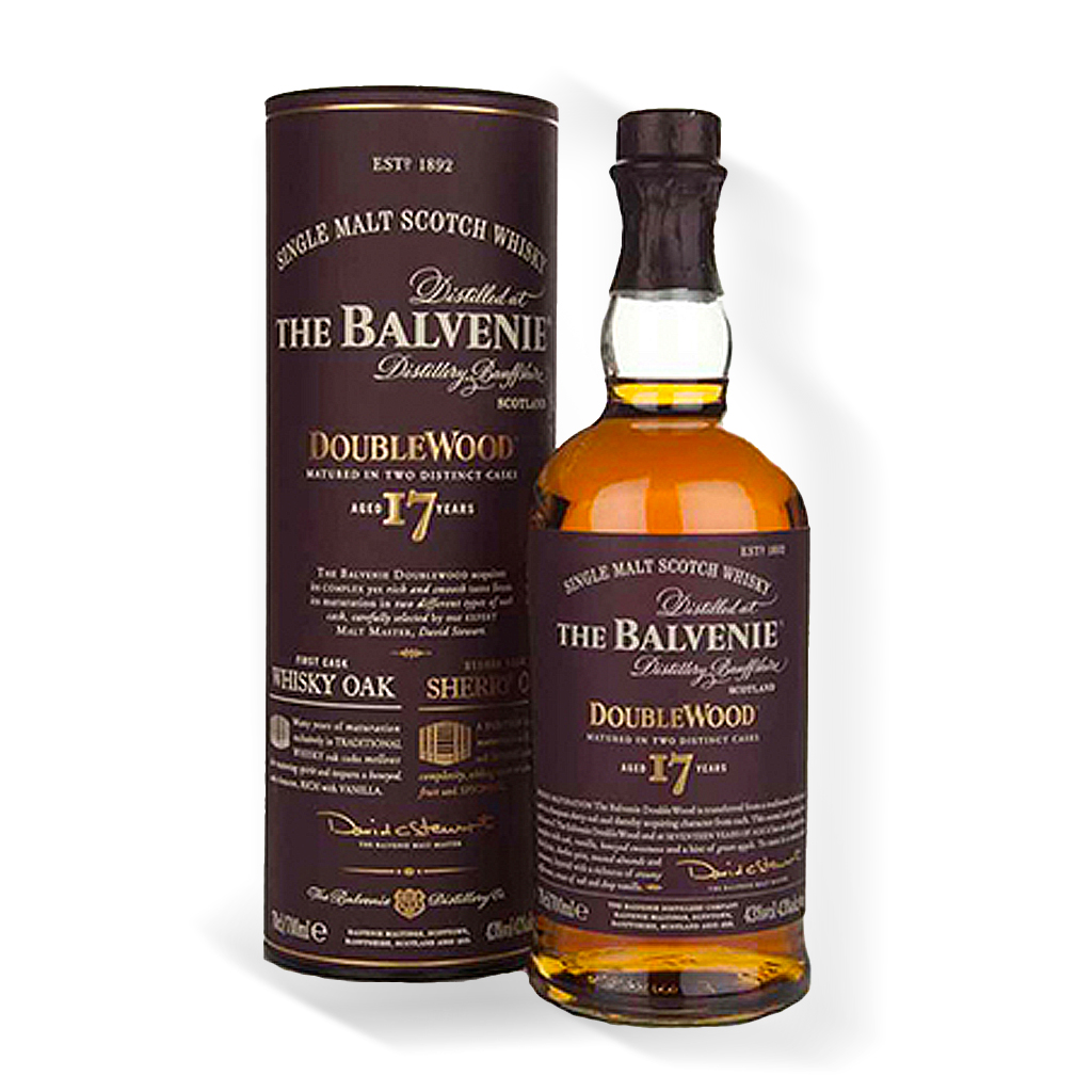 百富17年 雙桶單一純麥威士忌700ml  The Balvenie DoubleWood 17 Year Old