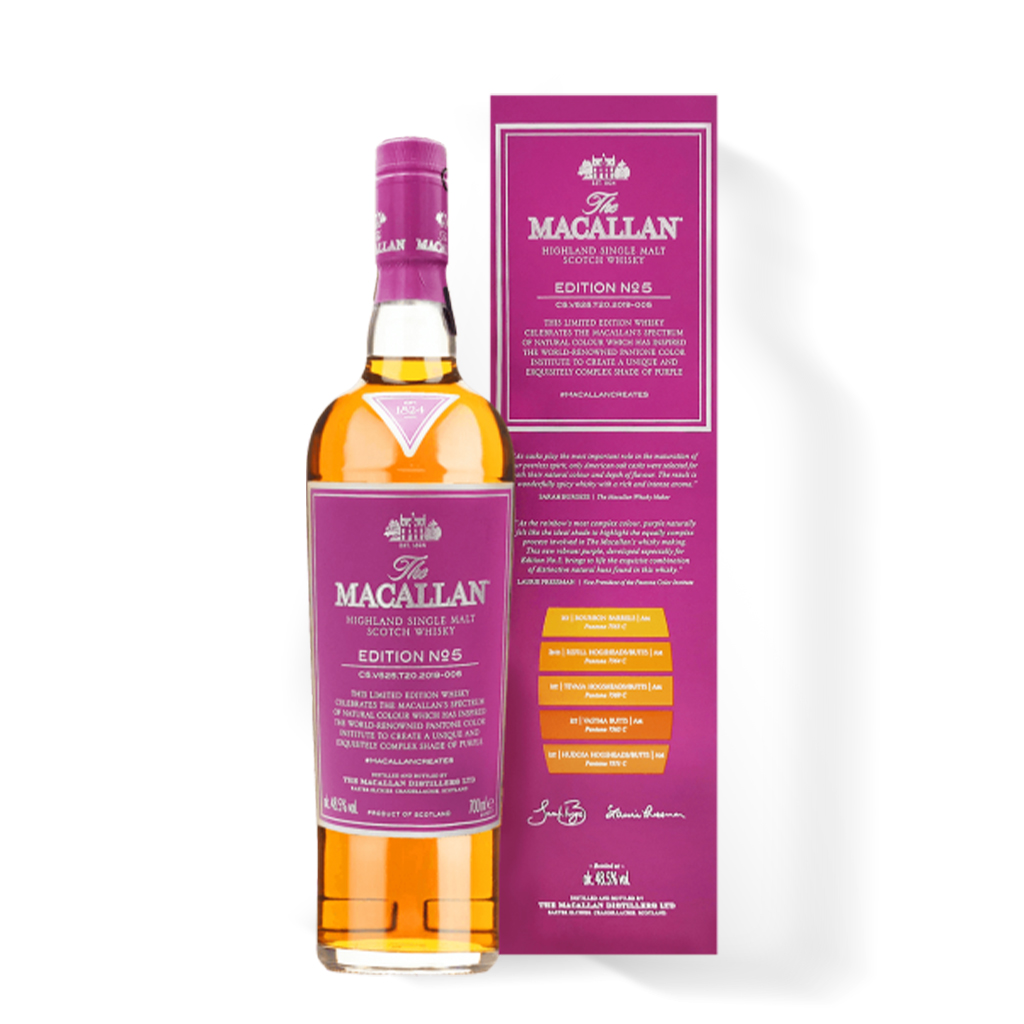 The Macallan Edition No.5 麥卡倫Edition-No.5單一純麥威士忌700ml