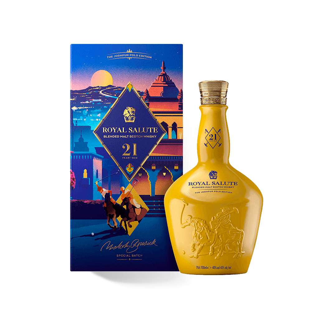 Royal Salute 21 YO Jodhpur Polo Edition Blended Scotch Whisky 皇家禮炮21年馬球系列第五代 印度沙漠限定版 (金黃色) 700ml